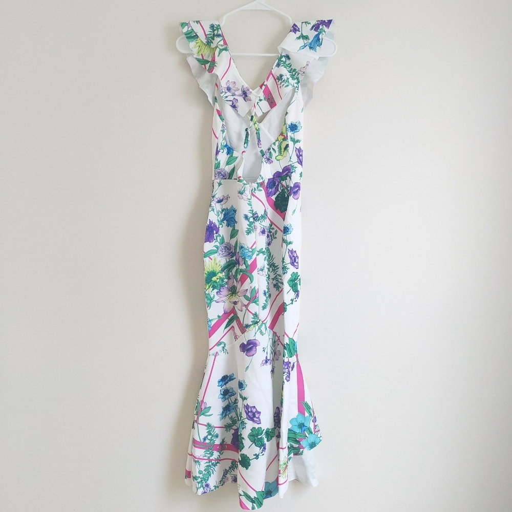 ASOS Ruffle Bodycon Dress Size 4 - Picture 6 of 8